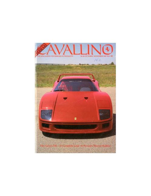 1987 FERRARI CAVALLINO MAGAZINE USA 41, Boeken, Auto's | Folders en Tijdschriften, Ferrari
