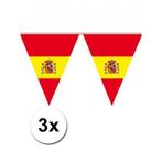 3x Spaanse vlaggenlijnen - Spanje versiering, Nieuw, Verzenden