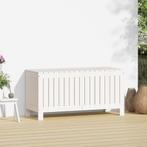 Tuinbox 108x42,5x54 cm massief grenenhout wit (Partytenten), Tuin en Terras, Tuinhuizen, Verzenden, Nieuw