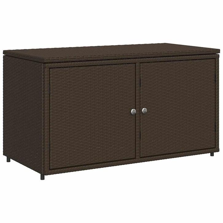 Tuinkast 110cm Bruin - Ruime Opberger! Tweedekansje -46%, Tuin en Terras, Bergingen en Tuinkasten, Nieuw, Kunststof, Overige typen
