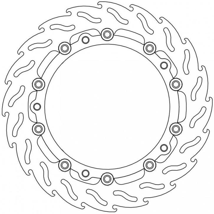 BMW Moto Master FLAME Remschijf rechts voor, Motoren, Onderdelen | BMW, Ophalen of Verzenden