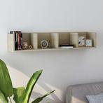 vidaXL Cd-wandschap 100x18x18 cm bewerkt hout sonoma, Verzenden, Nieuw