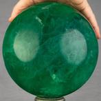 Fluoriet Fine polished Large AAA green fluorite sphere -