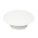 Taartplateau Melamine Draaibaar Wit Ø32x10cm, Verzenden, Nieuw