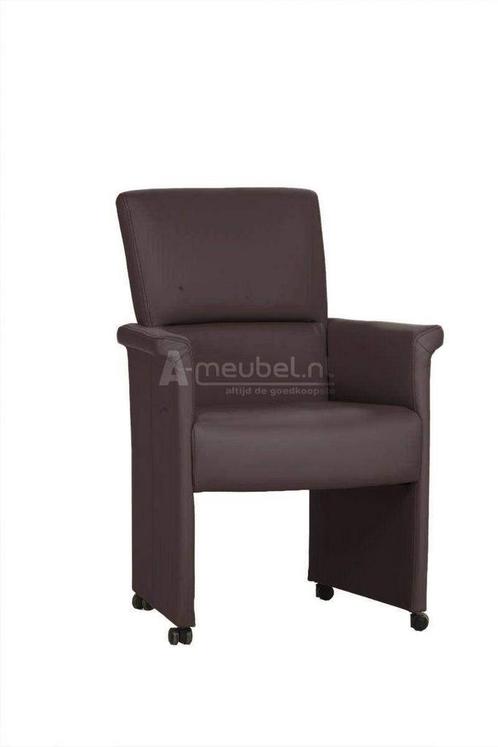 Eetkamerstoel Yfke - eetkamerstoelen - Bruin, Huis en Inrichting, Stoelen, Bruin, Nieuw, Stof