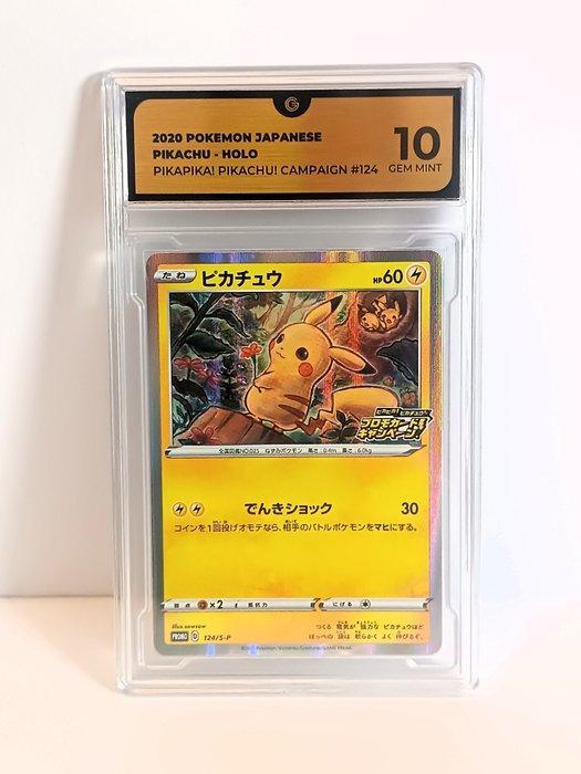 Pokémon - 1 Graded card - Pikachu PikaPika Campaign - GG 10, Hobby en Vrije tijd, Verzamelkaartspellen | Pokémon