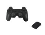 PS2 Controller Wireless Zwart (Third Party) (Nieuw), Spelcomputers en Games, Spelcomputers | Sony PlayStation Consoles | Accessoires