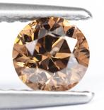 Diamant - 0.54 ct - Natural Fancy Deep Orangy Brown - SI2, Nieuw