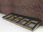 Zelfbouw lichtstraat 5 vak lessenaarsdak 3750x1000mm-Gelaagd, Doe-het-zelf en Verbouw, Ophalen of Verzenden, Nieuw