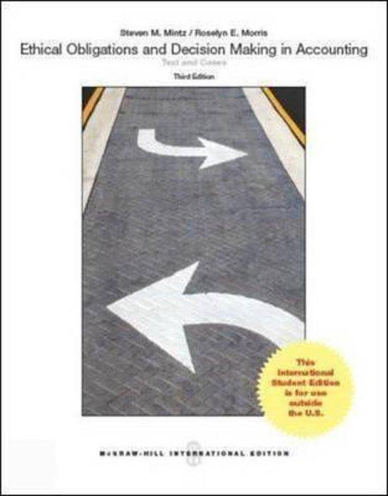 Ethical Obligations and Decision-Making in Accounting, Boeken, Studieboeken en Cursussen, Verzenden