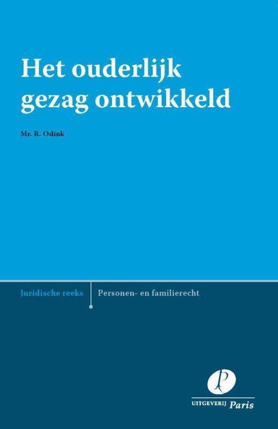 9789490962852 Het ouderlijk gezag ontwikkeld, Boeken, Studieboeken en Cursussen, Nieuw, Verzenden