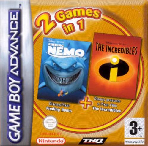 Finding Nemo + The Incredibles (GameBoy Advance), Spelcomputers en Games, Games | Nintendo Game Boy, Gebruikt, Verzenden