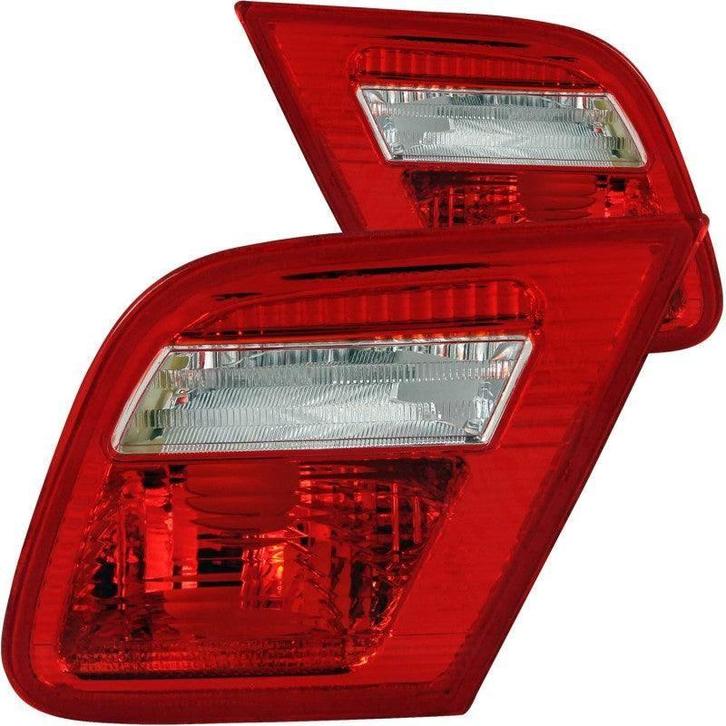 ANZO 2000-2003 BMW 3 Series E46 Taillights Red/Clear - Inner, Auto-onderdelen, Verlichting, Ophalen of Verzenden