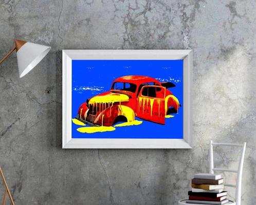 Giuseppe Fortunato (1956) - Desert in the sky, Antiek en Kunst, Kunst | Schilderijen | Modern