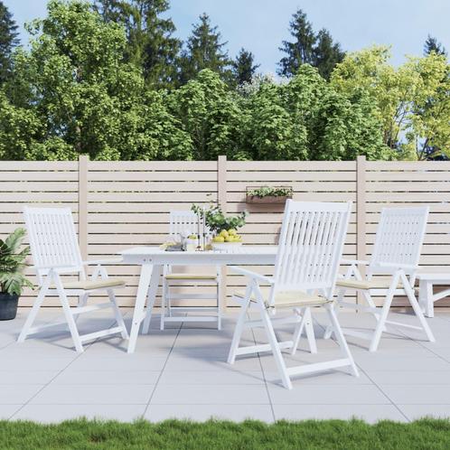 vidaXL Tuinstoelkussens 4 st 50x50x3 cm oxford stof, Huis en Inrichting, Woonaccessoires | Kussens, Nieuw, Verzenden