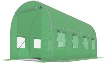 Kweektunnel - Groen - Folie - 400x200x200cm (Wonen)