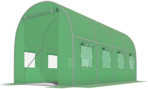 Kweektunnel - Groen - Folie - 400x200x200cm (Wonen), Tuin en Terras, Kweekspullen, Nieuw, Ophalen of Verzenden