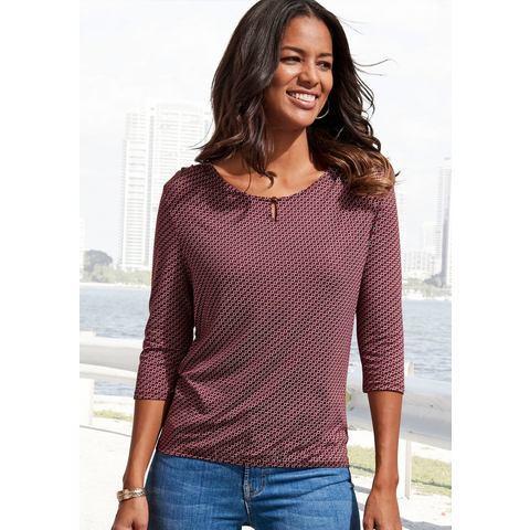 Vivance Shirt met ronde hals Met gouden sierknop bij de hals, Kleding | Dames, Badmode en Zwemkleding, Nieuw, Verzenden