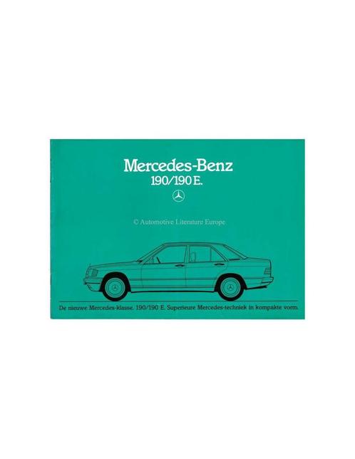 1982 MERCEDES BENZ 190 / 190E BROCHURE NEDERLANDS, Boeken, Auto's | Folders en Tijdschriften