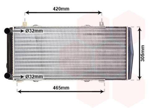 RADIATOR VOOR SKODA FELICIA 1994-1998 6U0121253, Auto-onderdelen, Airco en Verwarming, Nieuw, Ophalen of Verzenden