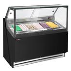 GGM Gastro | Ijsvitrine THEO - 1300mm - Convectie - voor 6x, Verzenden, Nieuw