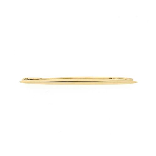 Gouden smalle broche | Vintage (lange broche, gouden broche), Sieraden, Tassen en Uiterlijk, Broches, Overige kleuren, Gebruikt