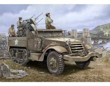 TRUMPETER 00911 MULTIPLE-GUN MOTOR CARRIAGE M16 1/16 beschikbaar voor biedingen