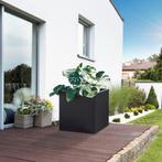 Plantenbak Vaargel buiten bloembak 60x60x60 cm zwart casa.pr, Tuin en Terras, Bloembakken en Plantenbakken, Verzenden, Nieuw