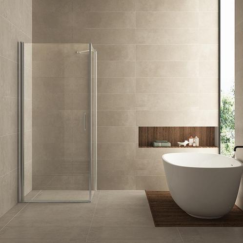 BWS Douchecabine 100x100 cm met Swingdeur 8mm Nano Coating, Doe-het-zelf en Verbouw, Sanitair, Douche, Nieuw, Chroom, Ophalen of Verzenden