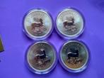 Zuid-Afrika. 1 Rand 2017 Krugerrand 4x 1 Oz (.999)