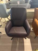 Draaifauteuil Kebe marathon leder bruin stoel leer, Huis en Inrichting, Fauteuils, Ophalen, Rancho bruin fauteuil, Nieuw, 75 tot 100 cm