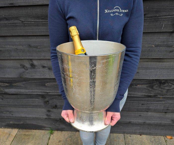Champagne koeler - Aluminium - Groot, Antiek en Kunst, Curiosa en Brocante