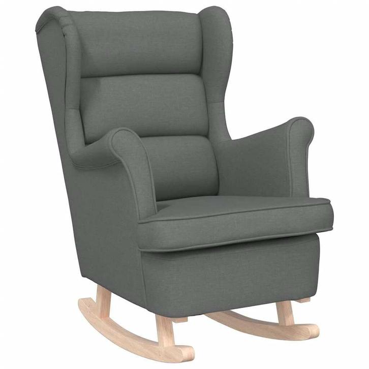 Loungestoel donkergrijs | Polyester | Laatste Stuk!, Huis en Inrichting, Banken | Sofa's en Chaises Longues, Minder dan 150 cm