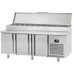 GGM Gastro | Voorbereiding koeltafel - 1960x700mm - met 3 |, Verzenden, Nieuw in verpakking