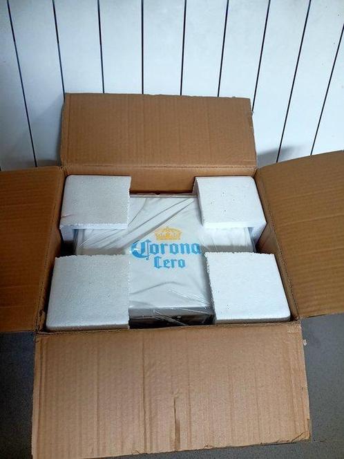 Koelkast - Metaal - Corona-bier koelkast, Antiek en Kunst, Antiek | Wandborden en Tegels