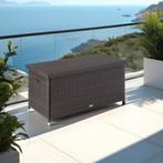 Wicker opbergbox Kiruna met kunststof gaas, 120x55x61,5cm, 2, Verzenden, Nieuw