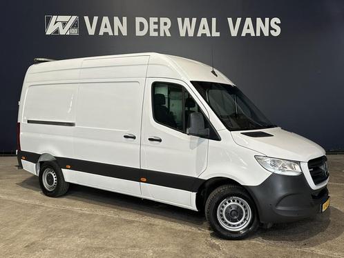 Zakelijke Lease |  Mercedes-Benz Sprinter 316 CDI 163 pk L2H, Auto's, Bestelauto's, Dealer onderhouden, Lease, Zwart, Handgeschakeld