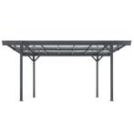 Carport / Terrasdak - Platdak - 5 x 3 m - Donkergrijs, Tuin en Terras, Overkappingen, Verzenden, Nieuw