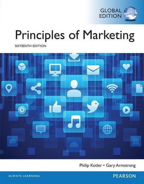 Principles of Marketing, 9781292092485, Boeken, Studieboeken en Cursussen, Zo goed als nieuw, Verzenden