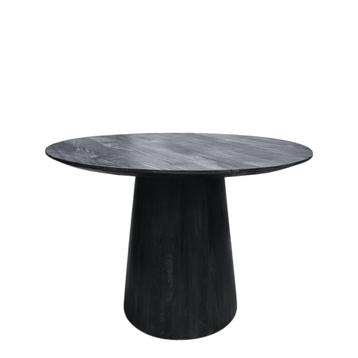 Ronde eettafel Sophie zwart 120cm conische poot beschikbaar voor biedingen