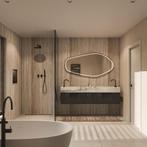 HIPP Design Phantom Organische LED spiegel - 160 x 80 cm -, Huis en Inrichting, Woonaccessoires | Spiegels, Ophalen of Verzenden