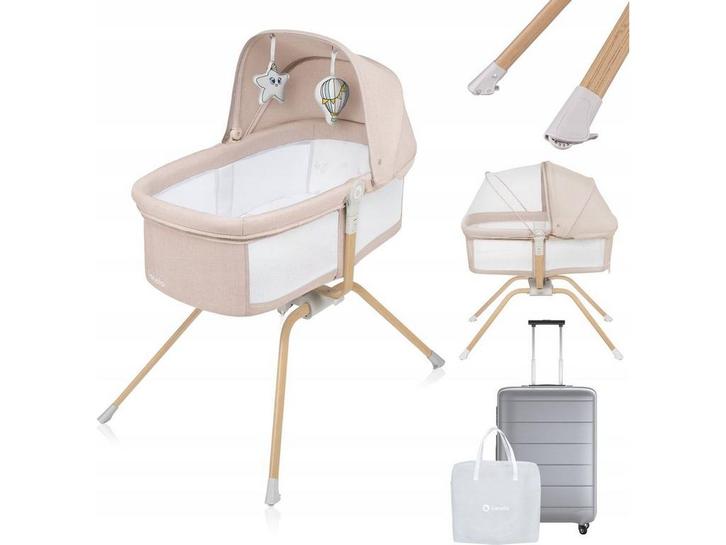 Lionelo Malin Evo - 3in1 Wieg Campingbed Babybed -, Caravans en Kamperen, Kampeermeubelen, Zo goed als nieuw, Verzenden