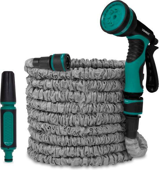 2dekans | VONROC Tuinslang – Uitrekbare tuinslang 20 meter –, Doe-het-zelf en Verbouw, Gereedschap | Overige machines, Zo goed als nieuw