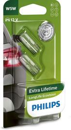 Philips 12961LLECOB2 W5W EcoVision 5W 12V - 2 stuks, Auto-onderdelen, Verzenden, Nieuw