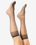 HEMA Kniekousen 15denier anti-ladder mat - 2 paar antraciet, Kleding | Dames, Verzenden, Nieuw