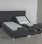 Elek. Boxspring Zonder Matras President - 90 x 200 - Wit, Huis en Inrichting, Slaapkamer | Boxsprings, 90 cm, Eenpersoons, Wit