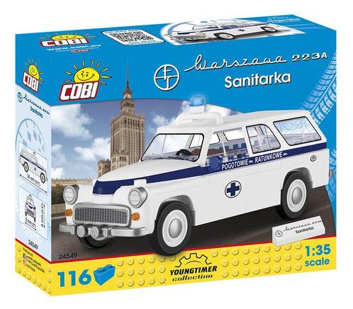 COBI 24549 - Warszawa 223K Ambulance (Voertuigen), Kinderen en Baby's, Speelgoed | Bouwstenen, Nieuw, Verzenden