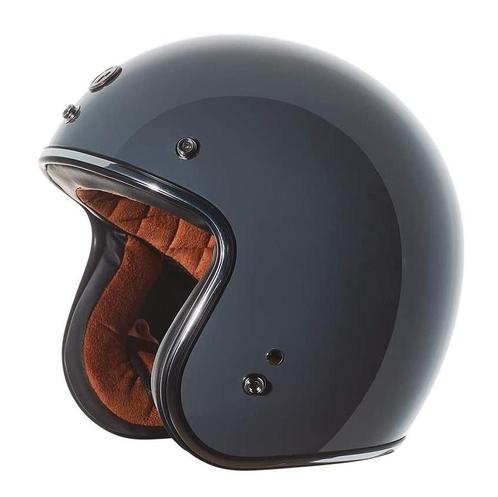 Torc T-50 retro jethelm gloss grey, Motoren, Kleding | Motorhelmen, Nieuw met kaartje, Verzenden