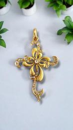 Kruis - 14 kt goud - 1850-1900 - 14k gouden en diamanten