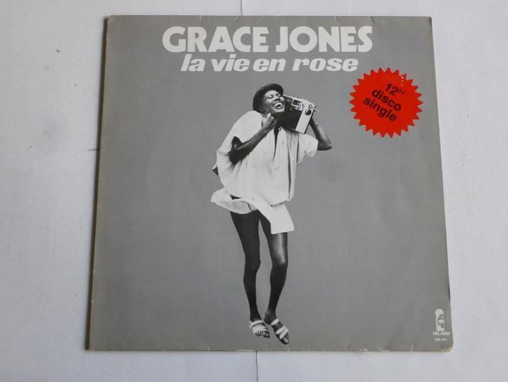 Grace Jones - La Vie en Rose (Maxi Single) 600266, Cd's en Dvd's, Vinyl | Pop, Zo goed als nieuw, Verzenden